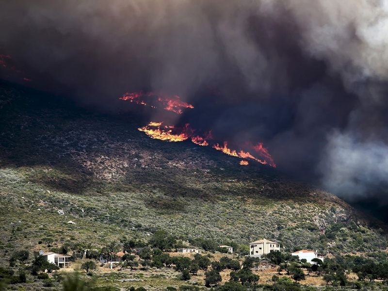 Грција се соочува со опасност од екстремни пожари