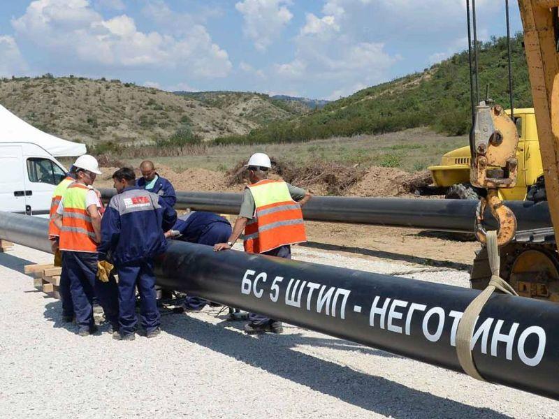 Почна изградбата на гасоводната делница Штип-Неготино