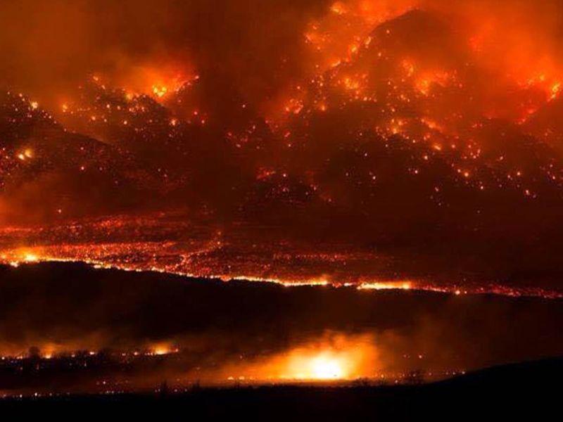 Возела на фелна и запалила 180 хектари во Калифорнија